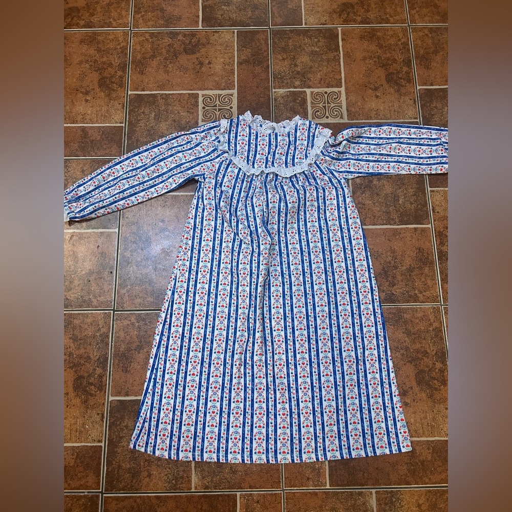 Blue and White Striped Kids pajamas